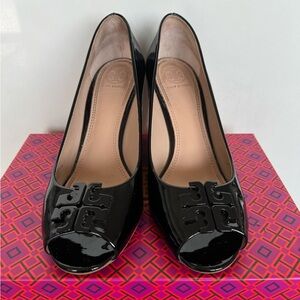 Tory Burch Peep Toe Wedge